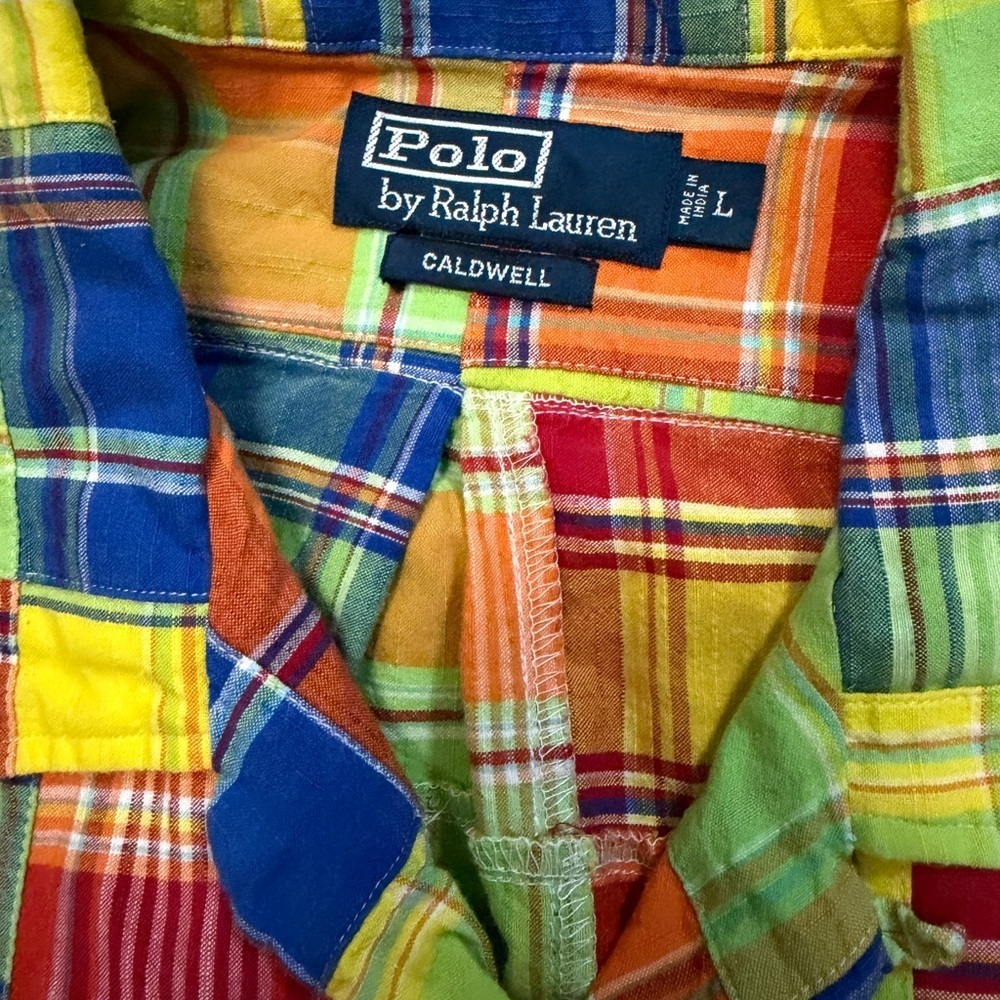 Polo Ralph Lauren Vibrant Multicolor Plaid Shirt - Picture 3 of 6